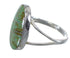 Turquoise Inlay And Sterling Silver Southwest Ring Size 5-1/4 WX58744